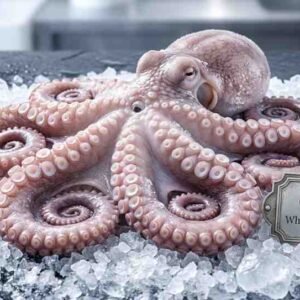 Frozen Whole Cleaned Octopus (أخطبوط كامل منظف مجمّد) premium octopus in sealed packaging for UAE delivery
