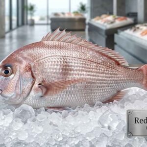 Fresh red sea bream سي بريم أحمر whole fish ready for cooking