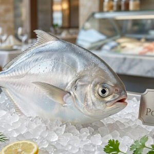 Fresh Silver Pomfret Fish (Zubaidi  زبيدي) Buy Online in UAE or Dubai